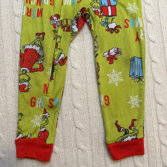 The Grinch Baby One Piece Sleeper sz 18 m - Picture 5 of 6
